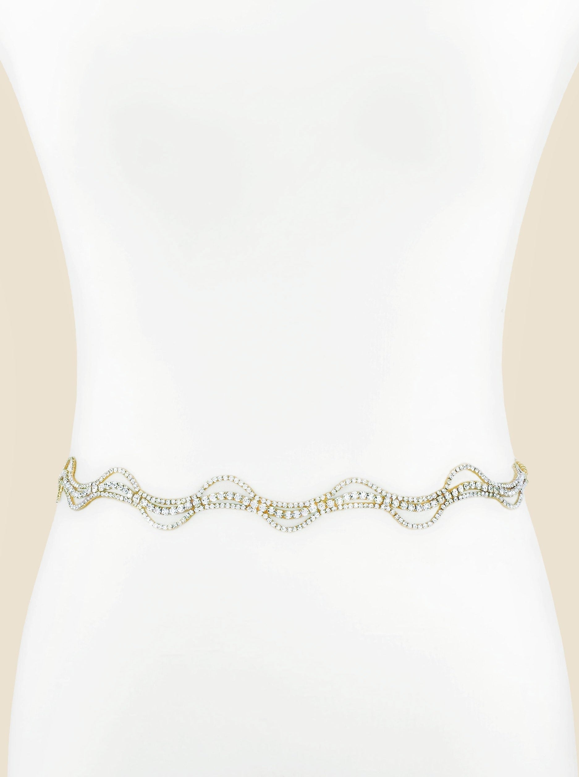 Crystal Wave Body Chain - Bikini Crush Swimwear