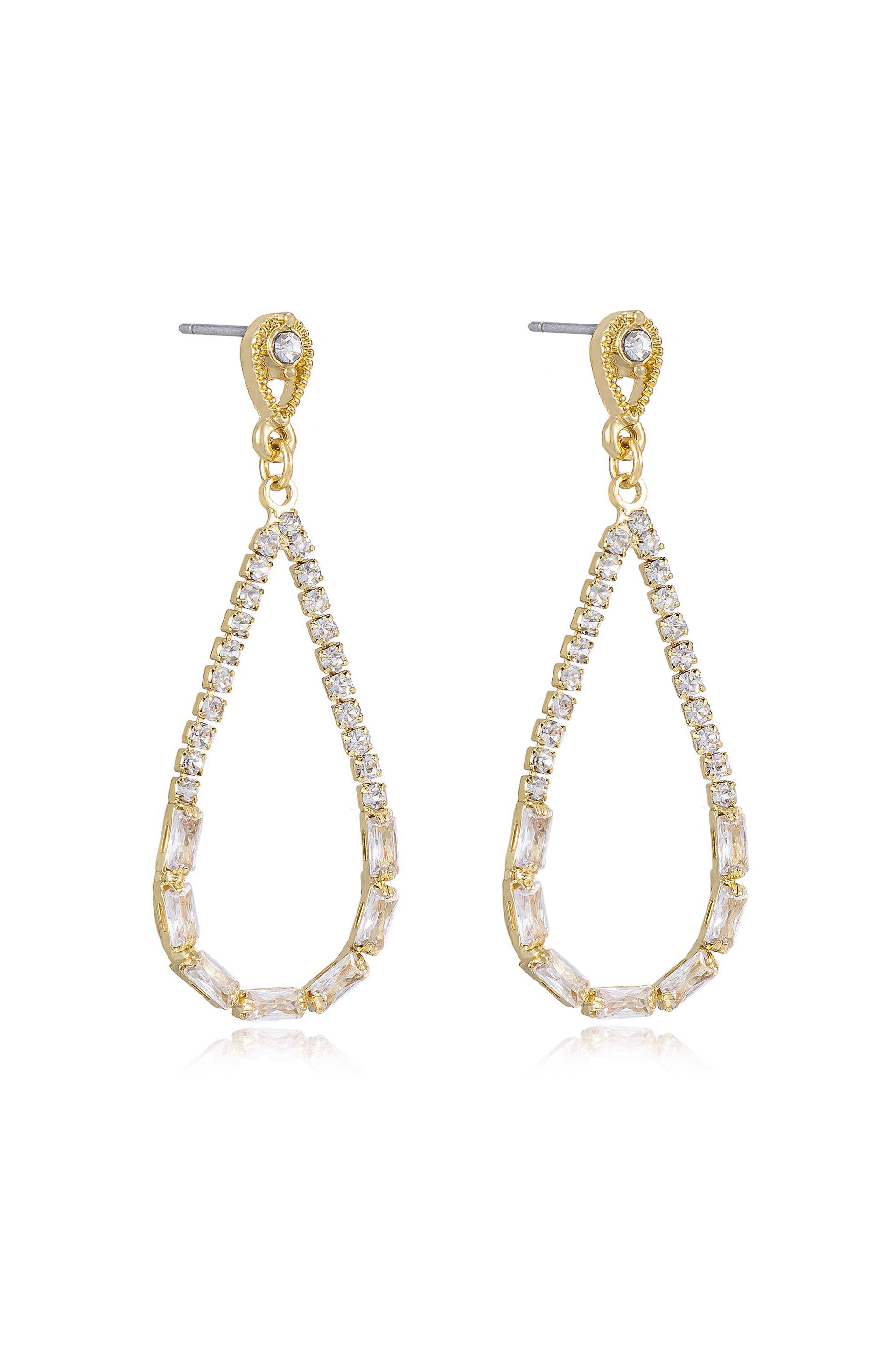 Angels City Drop Crystal Earrings