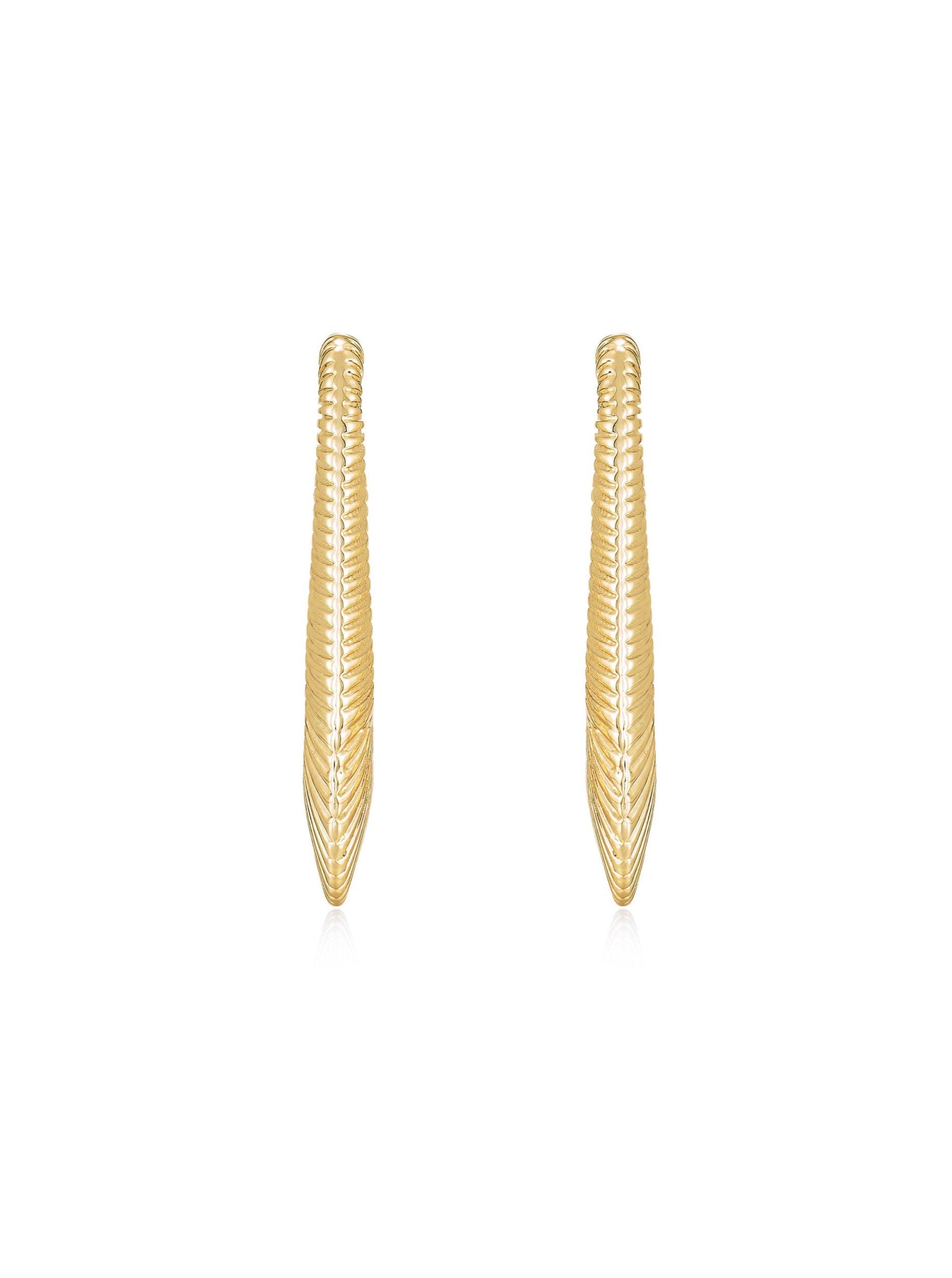 Cleopatra Inspired 18k Gold Plated Hoop Earrings - Bikini Crush Swimwear