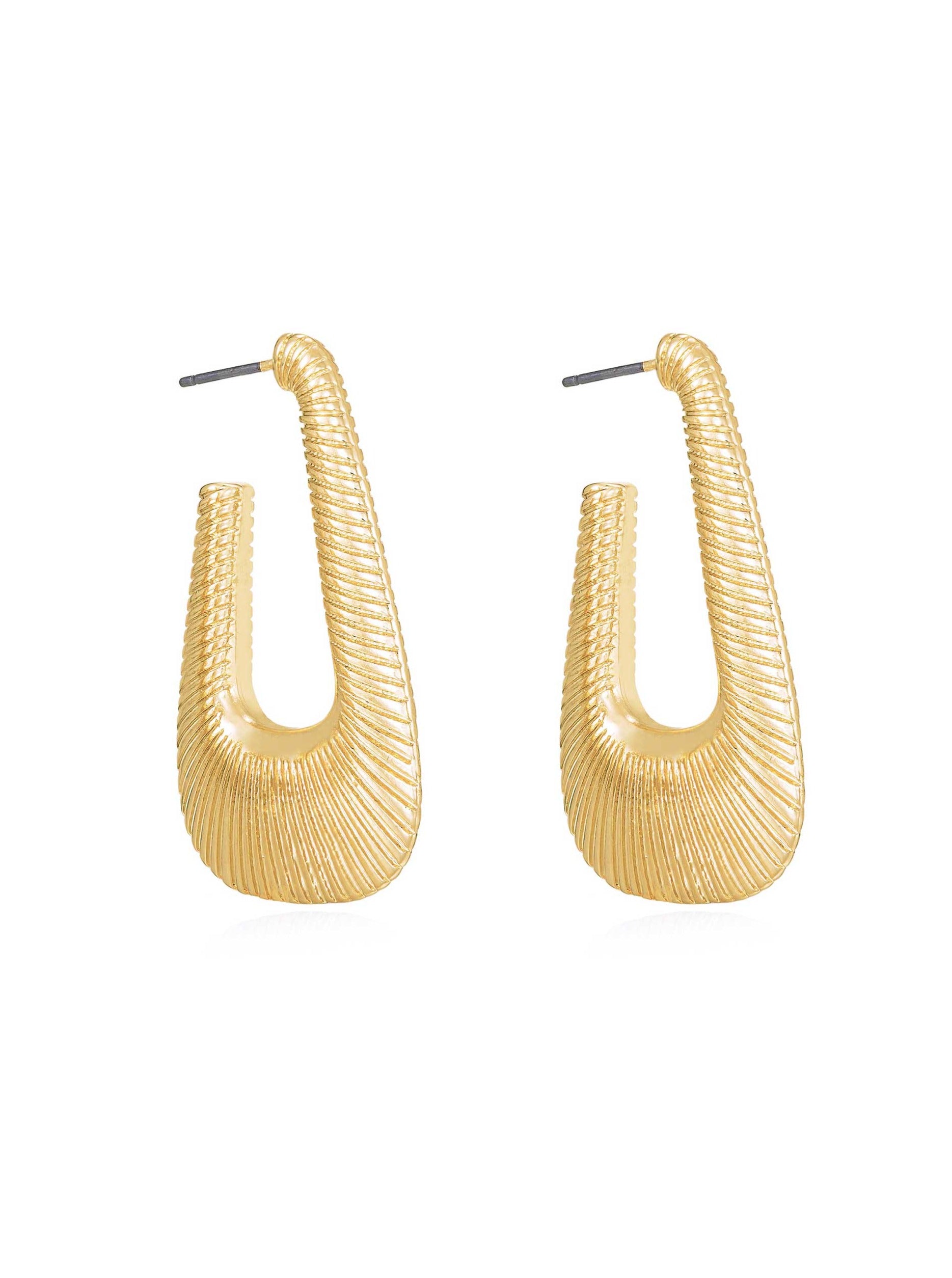 Cleopatra Inspired 18k Gold Plated Hoop Earrings - Bikini Crush Swimwear