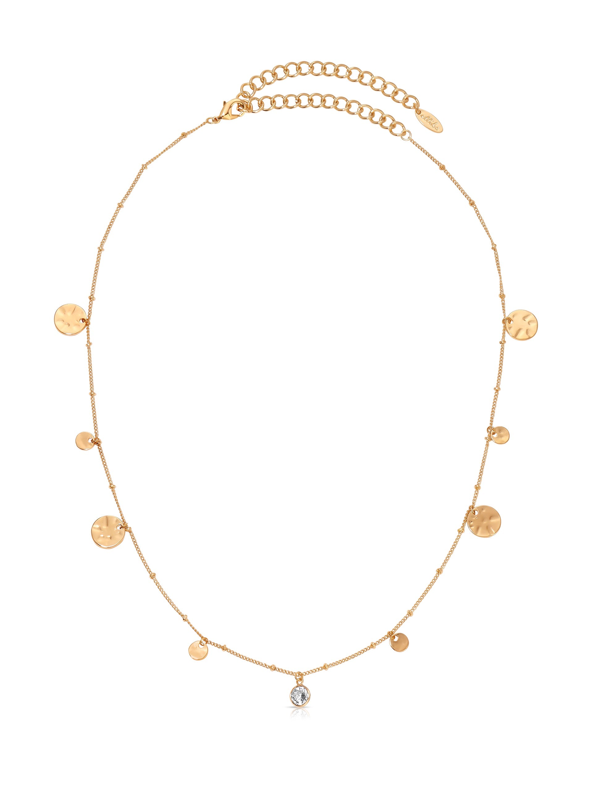 All in Layered Crystal Necklace Set