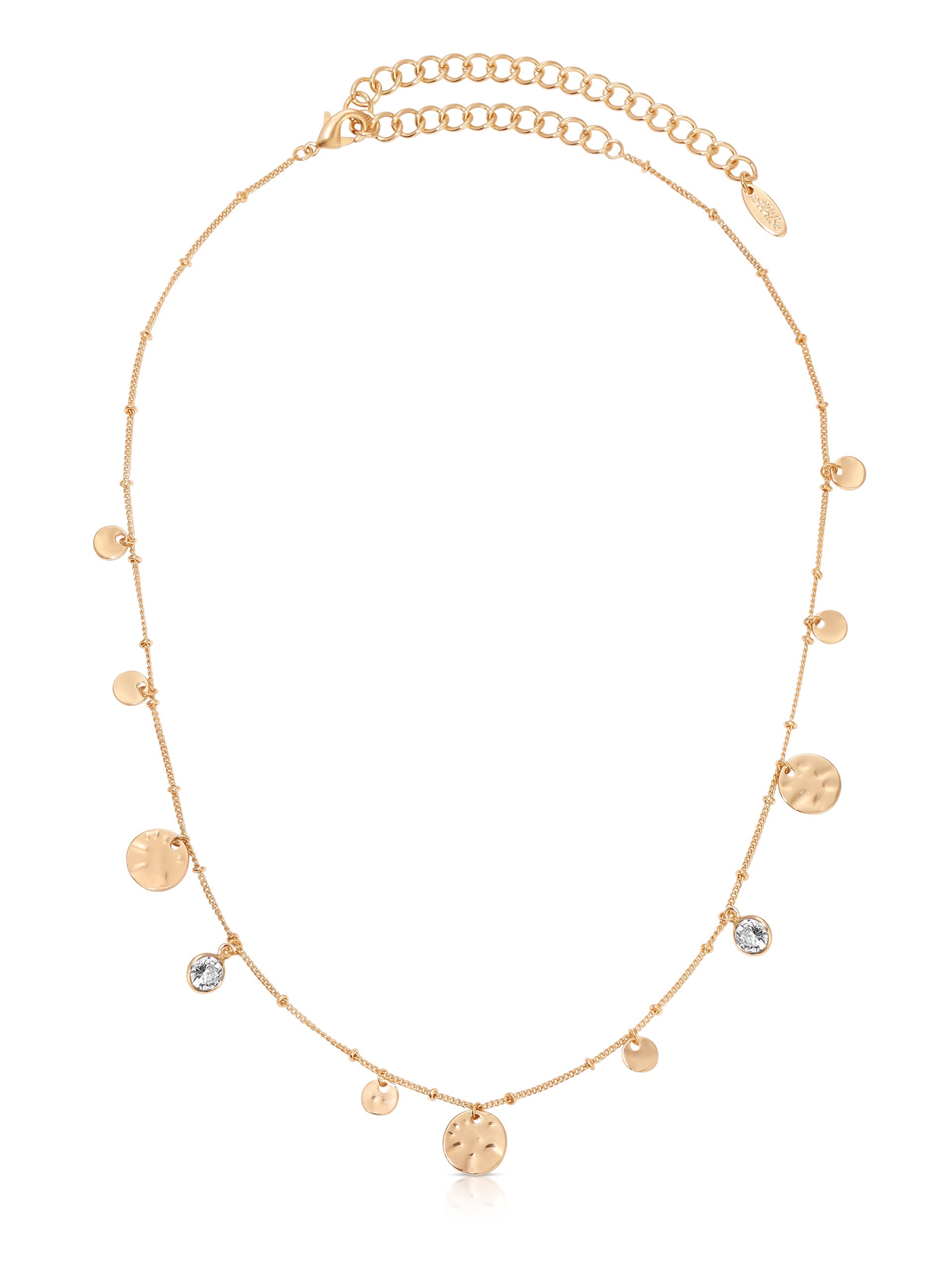 All in Layered Crystal Necklace Set