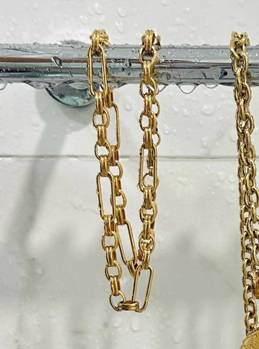 Ellie Vail earrings Devin Multi Chain // NECKLACE