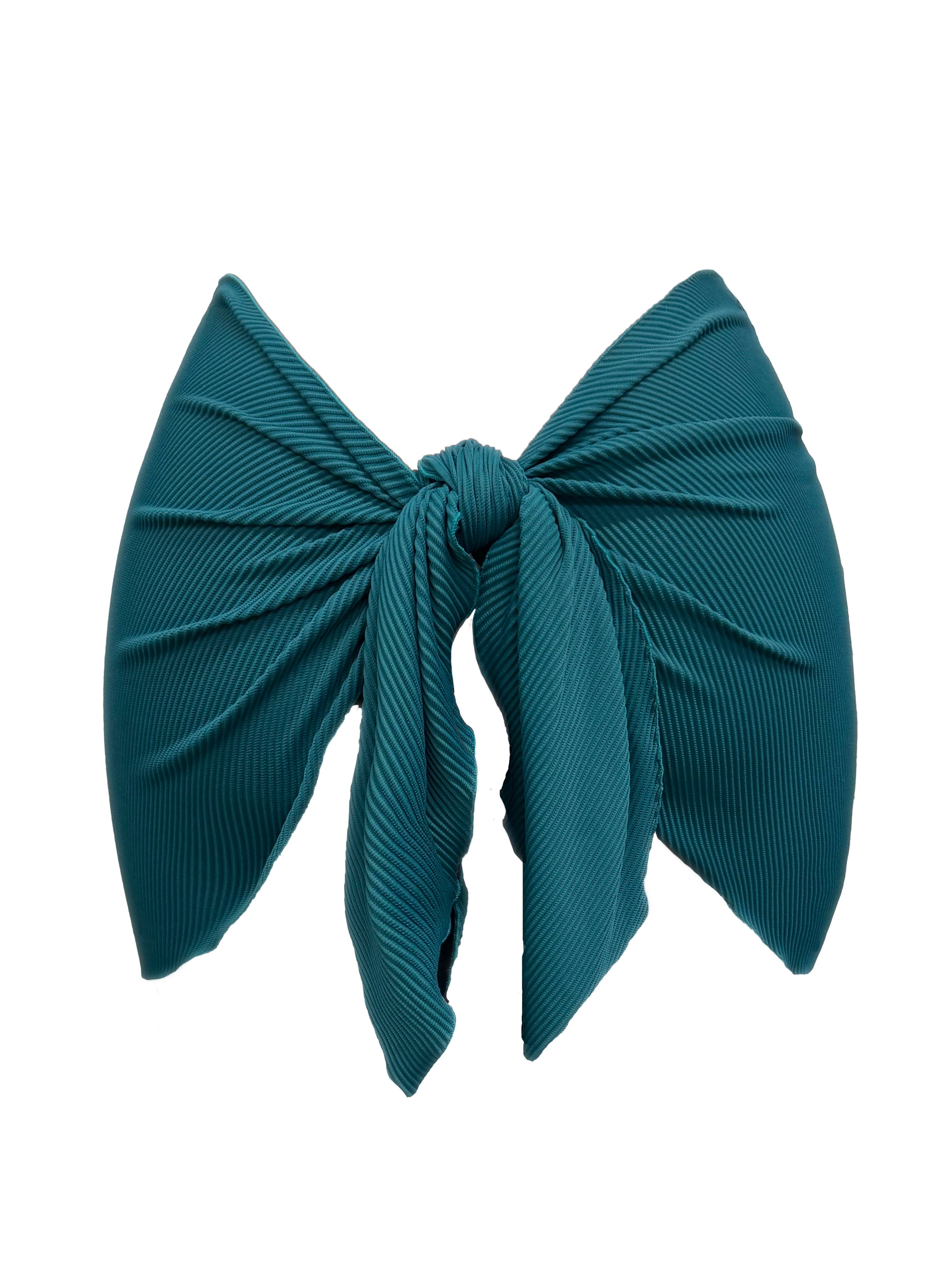 Teal Ribbed Sarong - Bikini Crush Swimwear