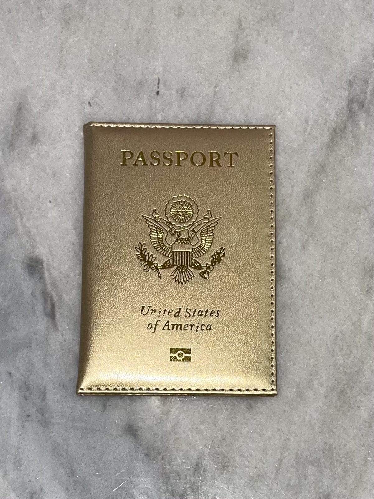 Bikini Crush Swimwear Gold Passport Holder