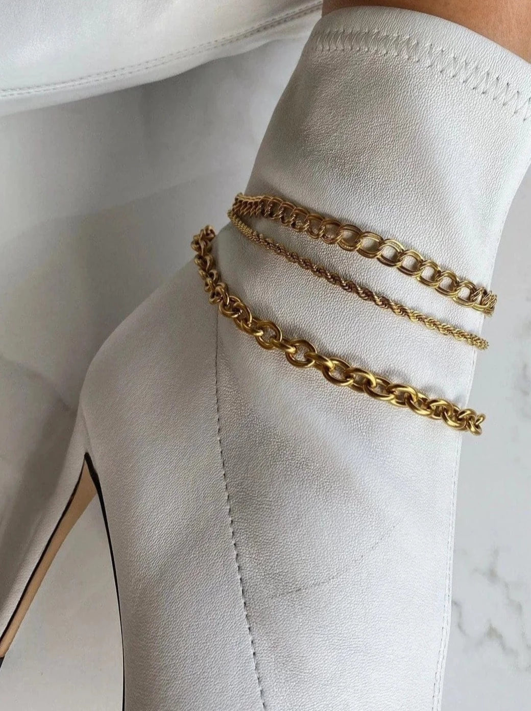 Ellie Vail earrings Tate Rope Chain // ANKLET