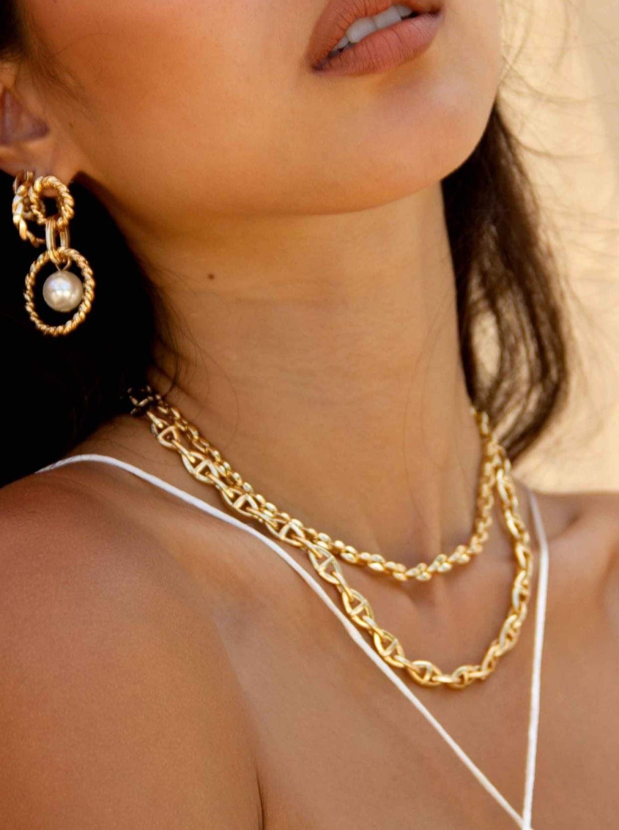 ettika necklace 18k GOLD CHAIN LINK // NECKLACE